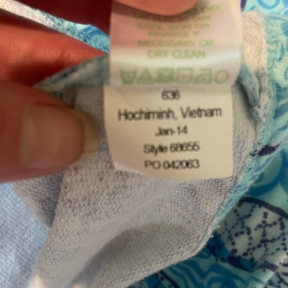 Lilly Pulitzer Cotton short dress size M.  In the Nice Tail print - Picture 6 of 6